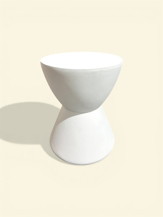 Tavolino Clessidra bianco #004