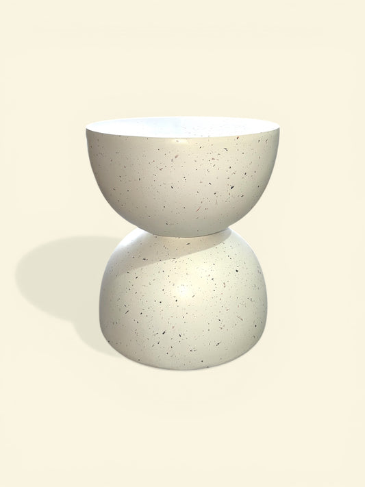 Tavolino Mezza Sfera bianco #013