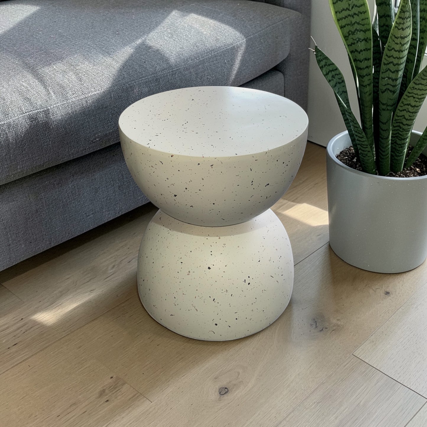 Tavolino Mezza Sfera bianco #013